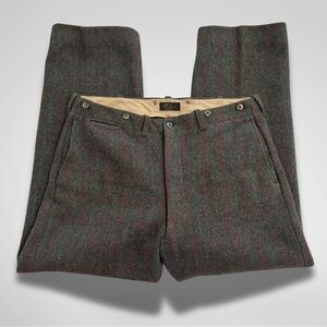 Vintage 50s / 60s L.L. Bean Men’s Wool Plaid Pants